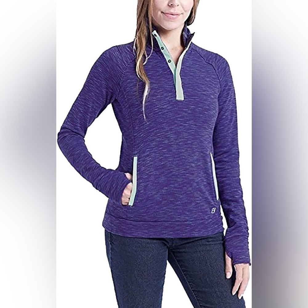 AVALANCHE purple Women's Loma Snap Pullover, XXL